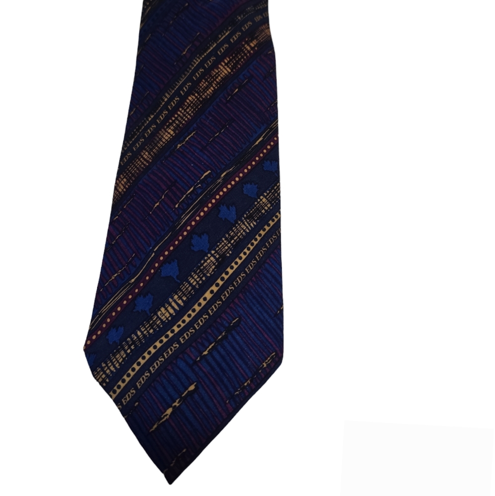 Vintage Varucci Purple Mens Tie